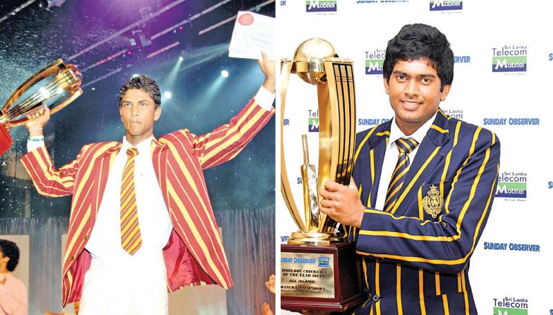 Past winners of the Observer Schoolboy Cricketer : Dinesh Chnadimal 2009, Ananda College and Bhanuka Rajapaksa 2010, 2011 Royal College 
