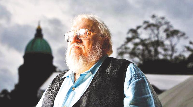 You will return to Westeros this year … George RR Martin.  Pic: Murdo Macleod/the Guardian