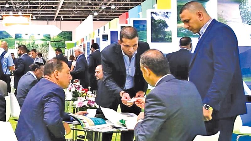 The Sri Lanka pavilion at the Arabian Travel Market