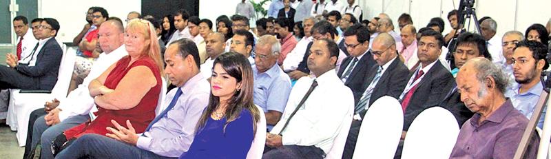 A section of the audience at the conference. PIC: CHAMINDA NIROSHANA