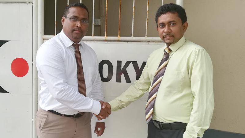 IT Manager Tokyo Cement PLC - Ranga Gamage and General Manager, Providence Global - Asela Mudannayake    