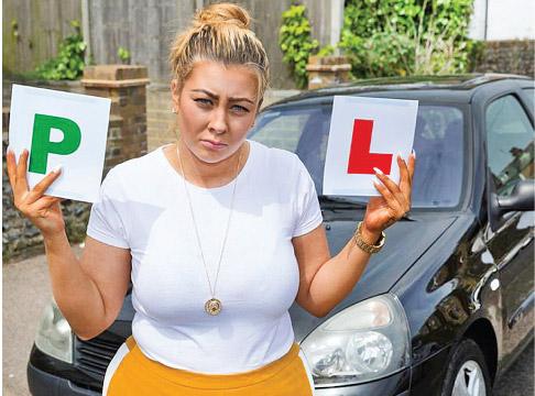 Kelsie Murphy, from Kent, thought she had passed her driving test with just six minors (Image: Triangle News)