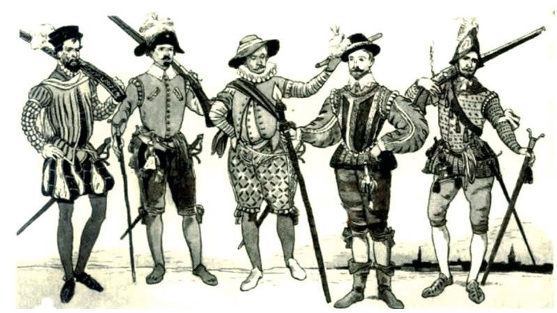 Portuguese soldiers in Ceylon