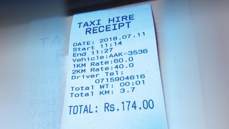 The installation of taxi meters with the capability of issuing printed bills would be compulsory from August 1