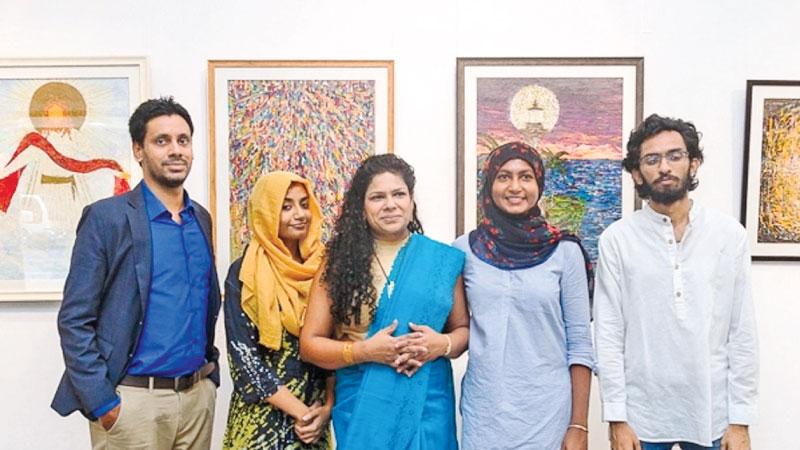 Kesera Ratnavibhushana, Aamina Nizar, Chandrika Maelge, Nuzaifa  Hussain and Hilusha  Hewagama.