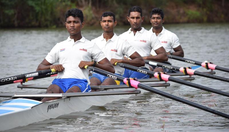 The four rowers Budhika Chaturanga, Tharanga Rupasinghe, Sugath Senarathne and Udara Udawaththa  earmarked for an Asian medal