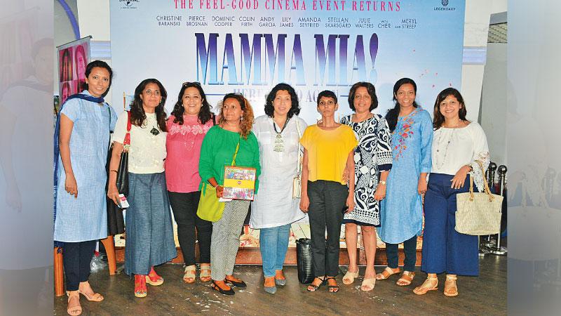 From left : Ilma Marrikar, Iffeth Mansoor, President Farida Alibhoy, Lankani Hettigoda, Tasneem Mutaher, Diyamanti Gunaratne,  Ratan Abdulhusein, Maryam Marrikar and Farida Lukmanjee