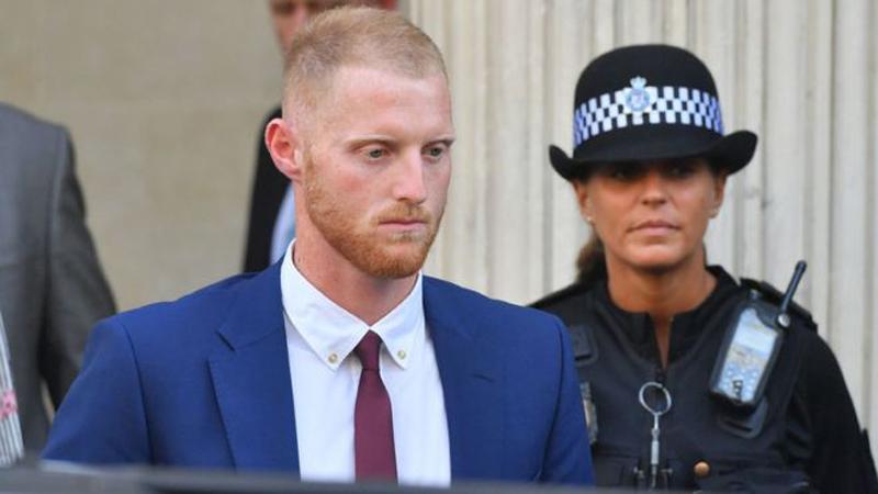  England cricketer Ben Stokes is escorted to court