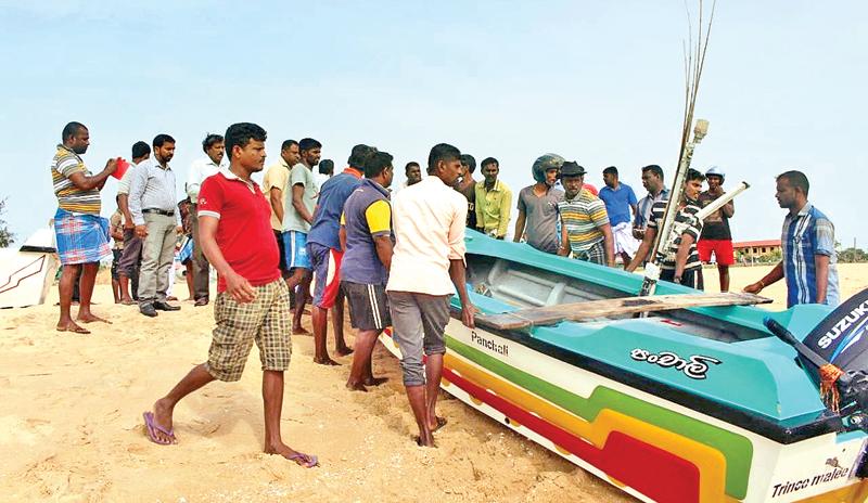 Light machine used by migrant fishermen