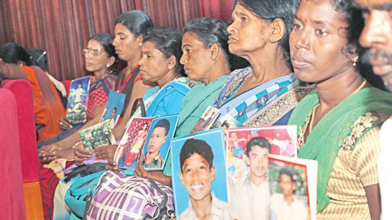 The Office of Missing Persons will commemorate the International Day of the Disappeared by releasing its interim report at  the J.R. Jayewardene Centre in Colombo on August 30 at 3 p.m.   The keynote address will be delivered by Dr. Deepika Udugama, Chairperson of the Human Rights Commission of Sri Lanka.  Families of the disappeared and missing persons will also participate.