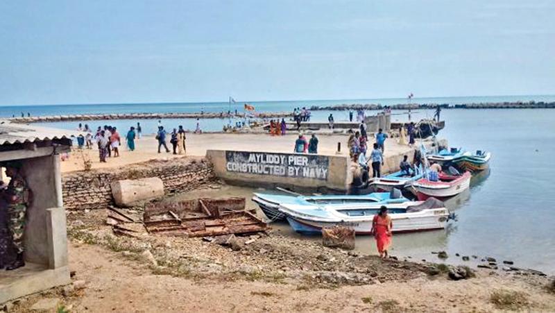 The harbour with the pier as it is. pic courtesy: tnamediaoffice