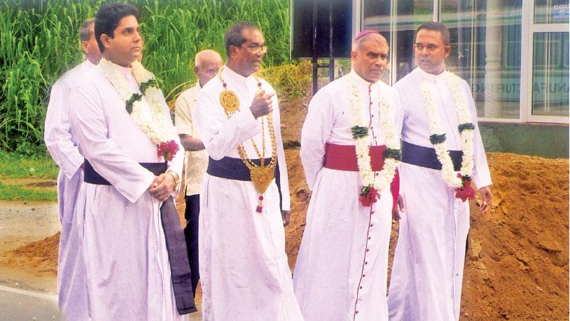 The Bishop of Kurunegala and the celebrant priests conducted in procession. Text & Pic: Joseph Anthony, Dehiowita Spl.Cor.