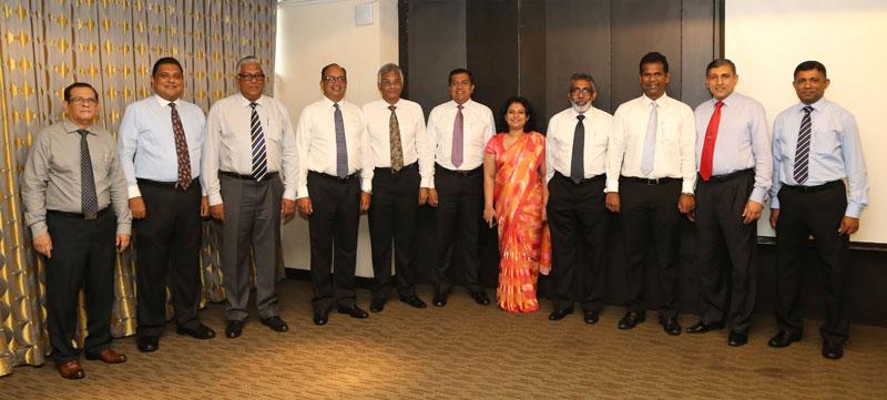 The founder office bearers and first executive committee of the Palm Oil Industry Association (from left): Gayan Samarakone, Bhathiya Bulumulla, Lalith Obeyesekere, Vish Govindasamy (Vice President), Dr Rohan Fernando (President), Sajjad Mawzoon (Vice President), Mrs Oshadhi Kodisinghe (Secretary), Ravi Jayatilleke (Treasurer), Thishan Karunasena, Manjula Narayana and Manoj Udugampola. (Absent: Binesh Pananwala)