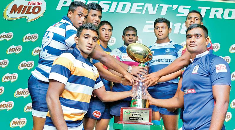 File photo of a schools rugby tournament being marketed by a sponsor at the concluded season    