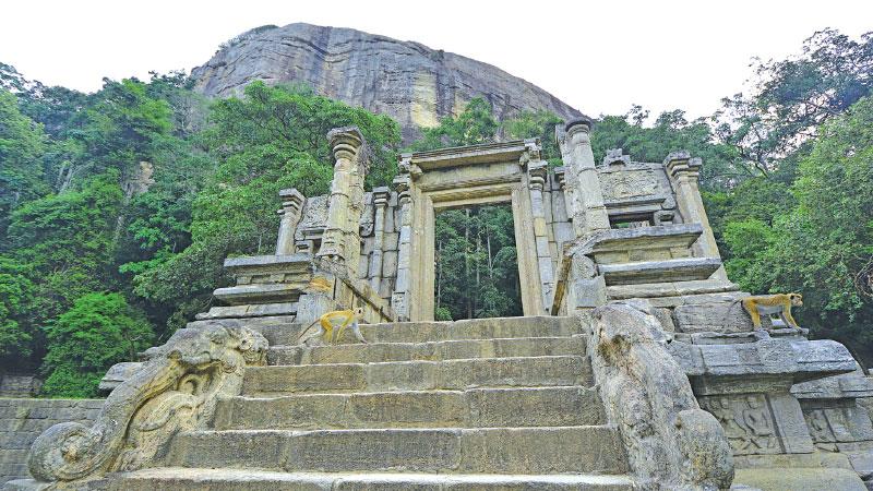 AWE-INSPIRING SYMMETRY: The rock of Yapahuva– picture taken from an unusual angle