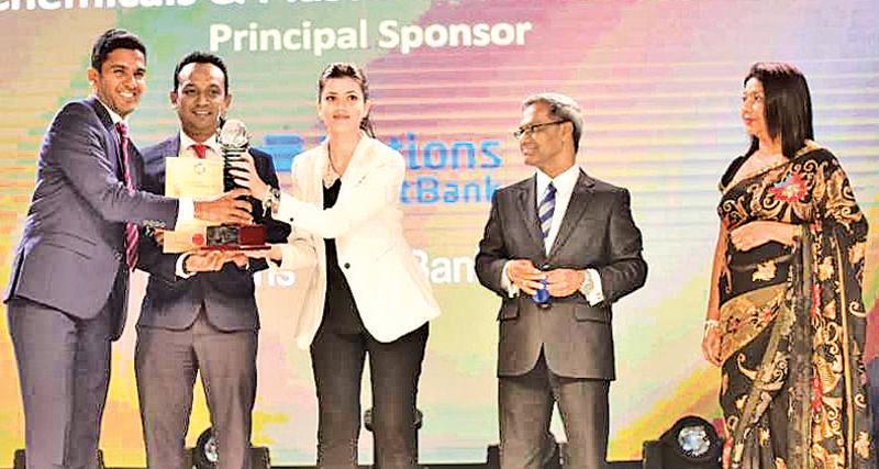Senior Executive Vice President Nations Trust Bank Bandara Jayathileke(Second from right) joined the Awards Ceremony representing Nations Trust Bank, principle sponsor of the Annual NCE Export Awards.  