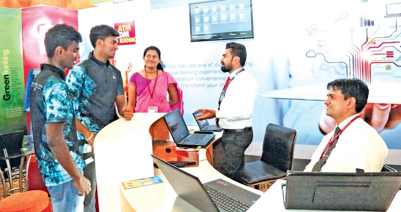 The People’s Bank’s state-of-the-art digital stall  