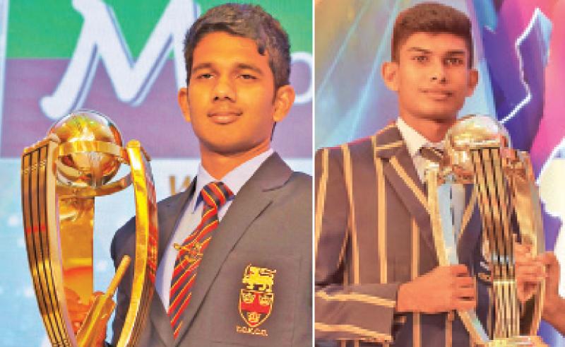 Hasitha Boyagoda   Schoolboy Cricketer 2018-Sachin Silva  Most Popular Schoolboy Cricketer 2018