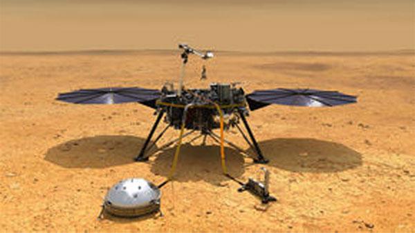 NASA lander survives harrowing descent to the surface of Mars