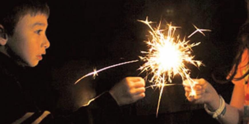 Only persons over the age of 12 should be allowed to handle sparklers of any type.