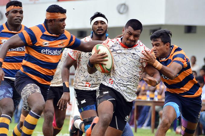 File photo of a rugby match between Army and CH and FC