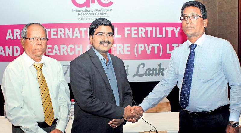 At the launch of the Fertility Centre in Colombo. Pic: Chaminda Niroshana