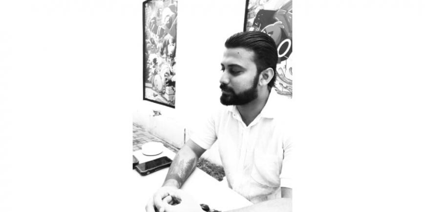 A very thoughtful Pubudu Suriyapperuma