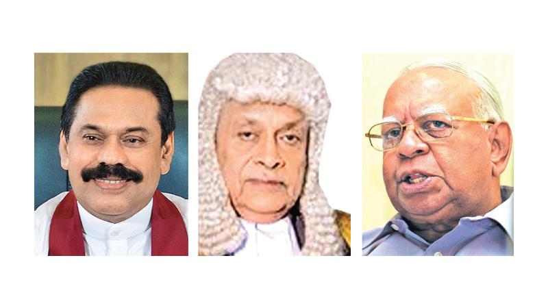 Mahinda Rajapaksa - Karu Jayasuriya - Rajavarothiam Sampanthan