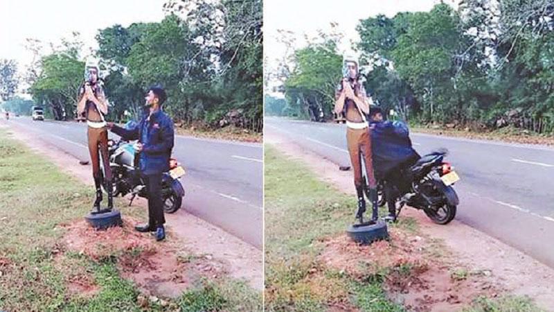 Ridiculing public officials is how some folks cope with the tragi-comedy of every day life. The last thing we should do is to arrest people for expressing themselves humorously. Pic: Courtesy Aththa Withthi