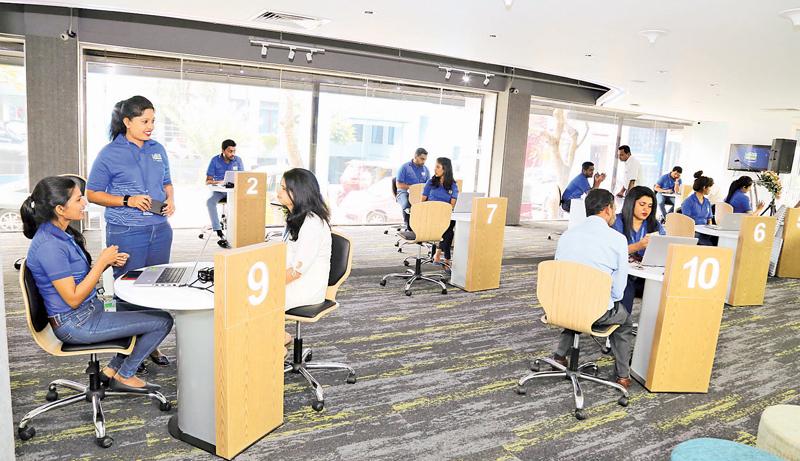 The refurbished customer care centre in Colombo 2.