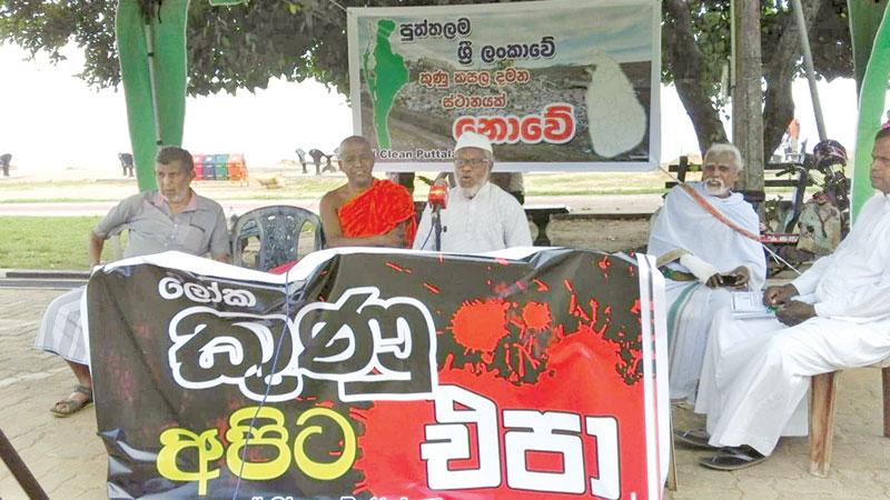 A multi-religious protest in progress