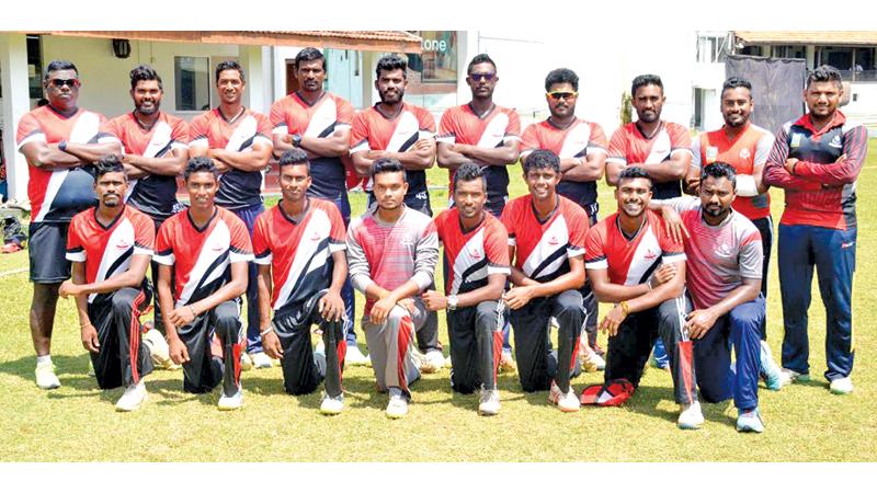 The champion CCC team comprising Ashan Priyanjan (captain), Lasith Abeyratna (vice captain), Minod Bahanuka, Wanindu Hasaranga, Madawa Warnapura, Dilshan Munaweera, Malinda Pushpakumara, Malidu Madauranga, Lahiru Gamage, Lahiru Madusanka, Manelka de Silva, Yuran Nimesh, Heshan Hettiarachchi, Vihan Gunasekara, Yasaruwan Herath, Ron Chandraguptha and Sonal Gamage with Tharanga Dhammika (coach) and Sanjaya Gangodawila (assistant coach)    