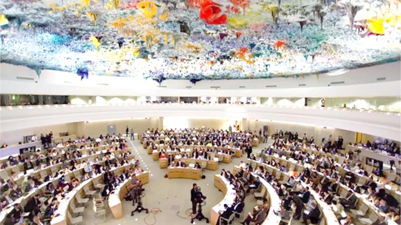 UNHRC meeting room