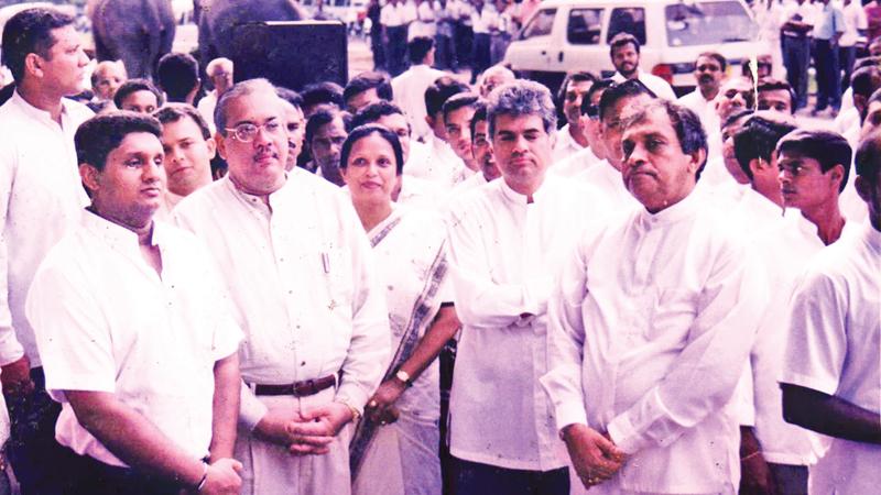 Sajith, Anura, Srima, Ranil and Karu