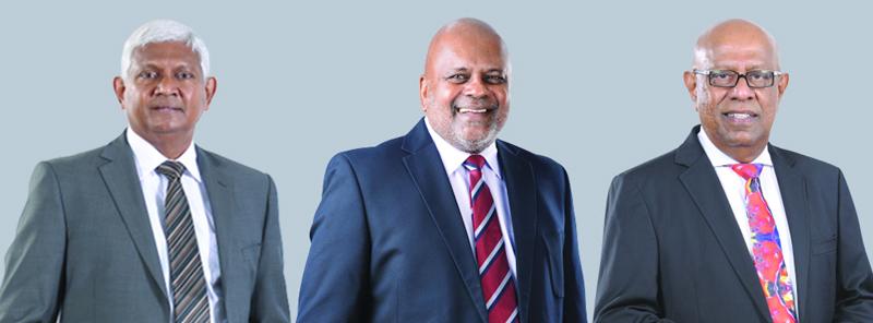 From left: Chairman, Ceylinco Life Insurance Ltd., R. Renganathan, Managing Director / Chief Executive Officer, Ceylinco Insurance PLC, Ajith Gunawardena and   Managing Director / Chief Executive Officer, Ceylinco General Insurance Ltd., Patrick Alwis.   