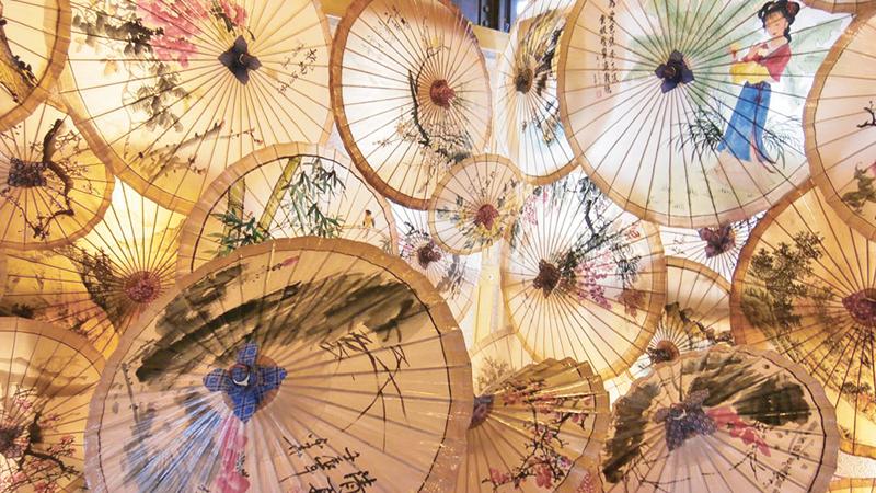 Oil paper umbrellas