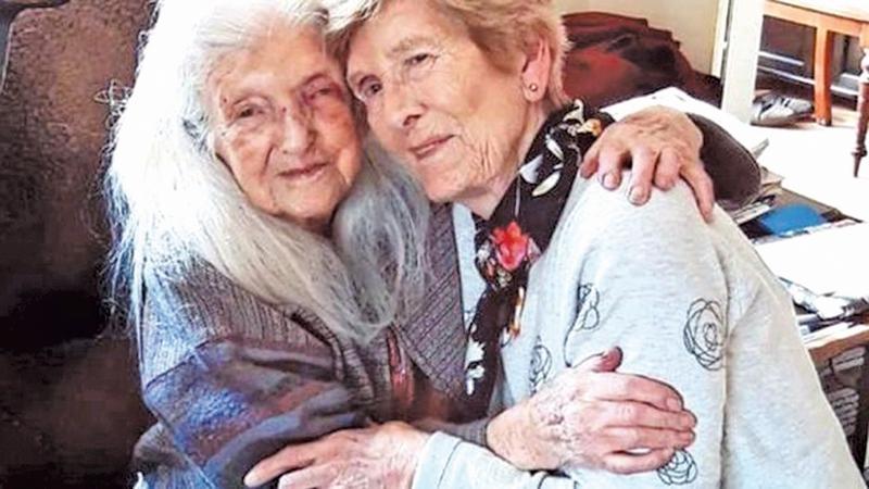 Eileen Macken meets her 103-year-old mother for the first time   