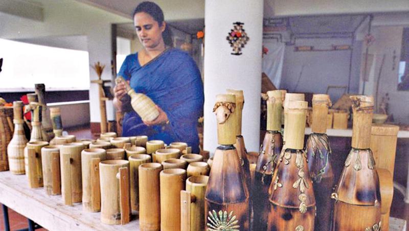 Bamboo art in India. Pic: Courtesy The Hindu 