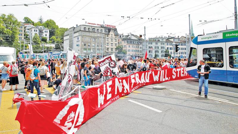 Protest against gender inequality