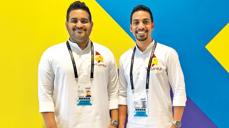  Ashane Ranabahu and Tharusha Hettiarachchi at the Cannes Young Lions Marketers Competition 2019.   