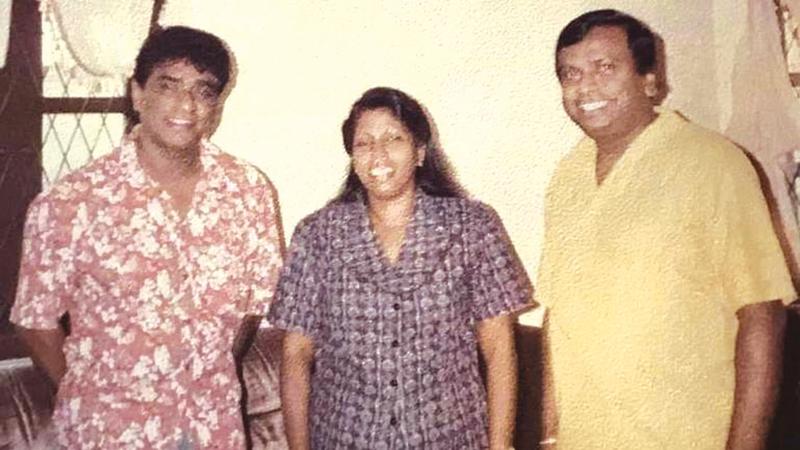 Clarence, Indrani and Annesley in the 1970s  