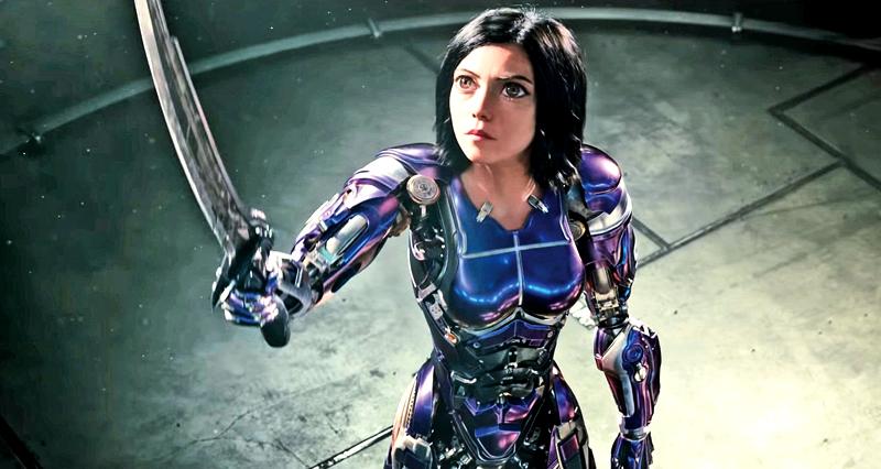 A future cyborg as seen in Alita: Battle Angel