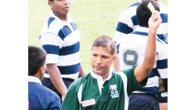 Dilroy Fernando at one of his past school matches