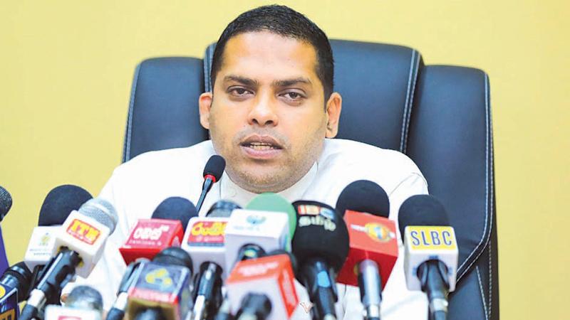 Sports Minister Harin Fernando