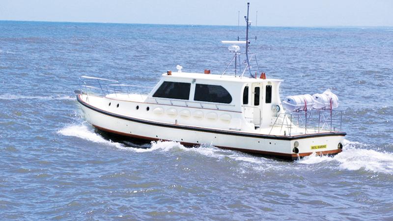 A vessel built by the local boat building industry.   