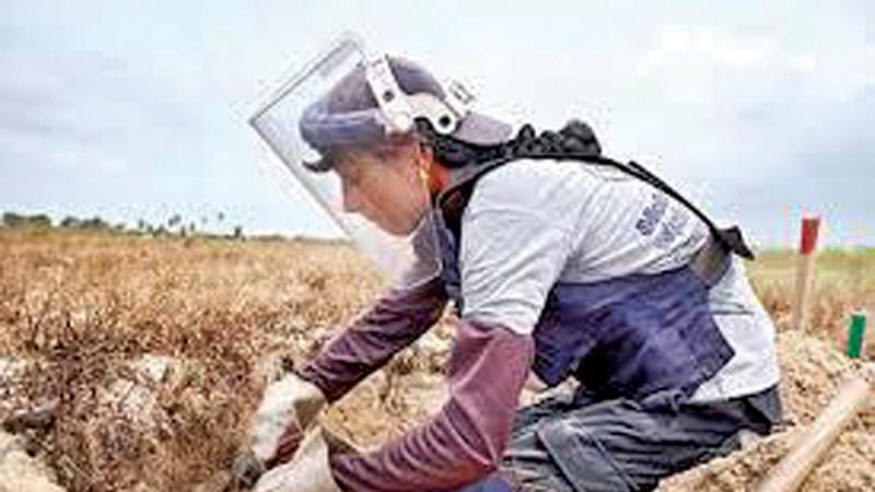 Risking life and limb to clear mines