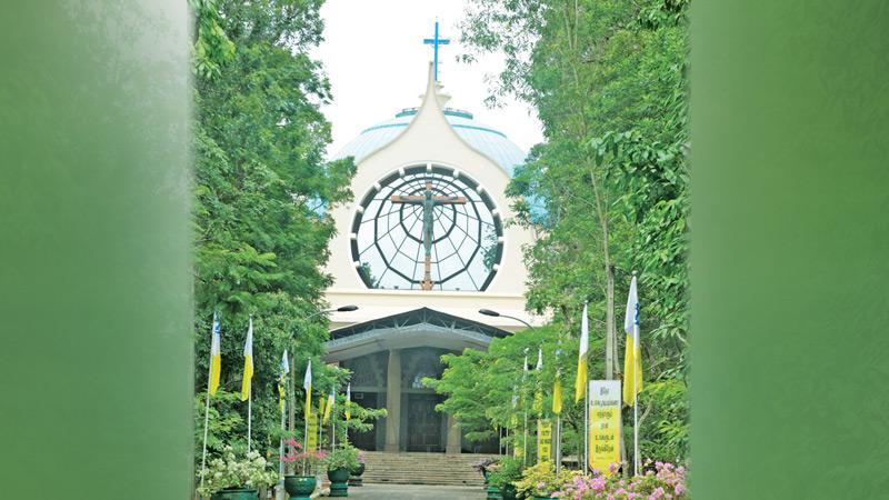 Front view of the Basilica