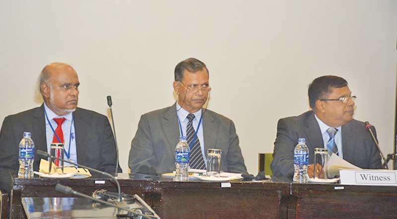 Members of the Presidential committee comprising Justice Vijith Malalgoda, former IGP N.K. Illangakoon and former Secretary to the Ministry of Law and Order, Padmasiri Jayamanne appeared before the PSC last week. Pic: Ranjith Asanka   