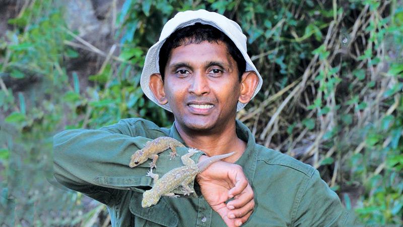 Herpetologist Sameera Suranjan Karunaratne