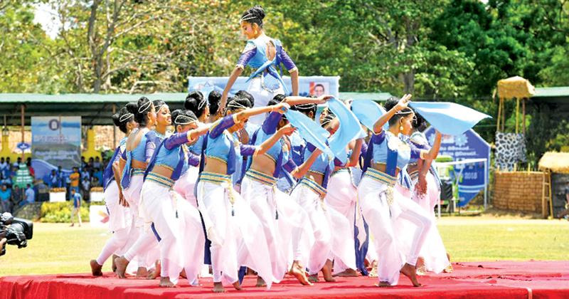 A cultural dance that will be part of the Mahaweli Games